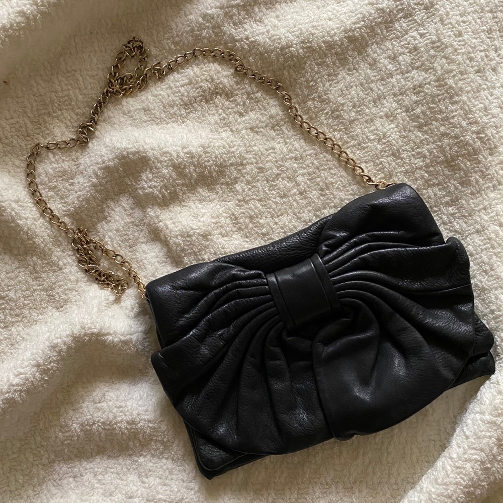 RED VALENTINO Bow Crossbody Clutch Bag